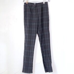 Gray-Green Plaid Pants